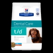 hill's prescription diet canine t/d dental care taglia mini 3 kg